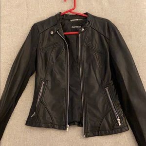 Express pleather jacket fall clothes